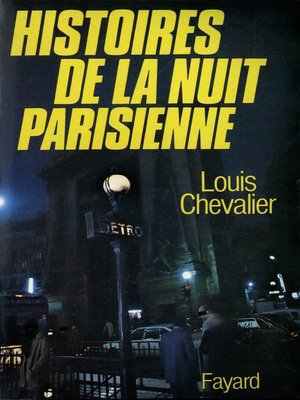 cover image of Histoires de la nuit parisienne